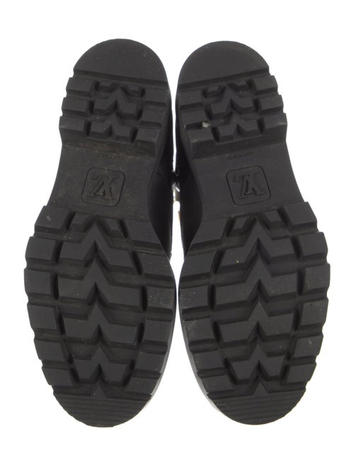 Louis Vuitton LV Monogram Leather Combat Boots