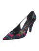 Louis Vuitton Satin Printed Pumps