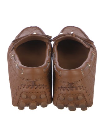 Louis Vuitton Monogram Pattern Leather Moccasins