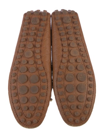 Louis Vuitton Monogram Pattern Leather Moccasins