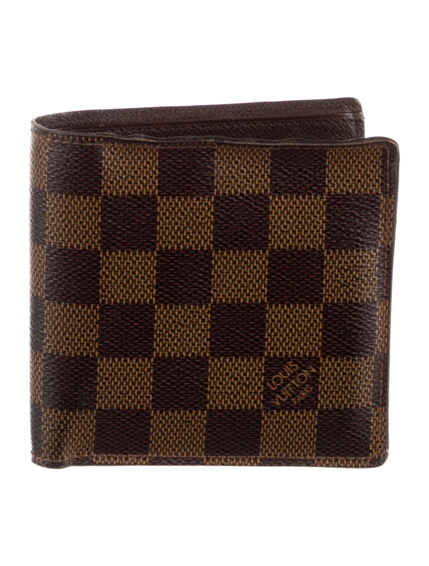 Louis Vuitton 2016 Damier Ebene Pattern Marco Wallet