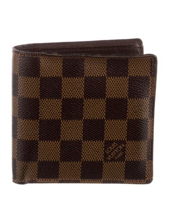 Louis Vuitton 2016 Damier Ebene Pattern Marco Wallet