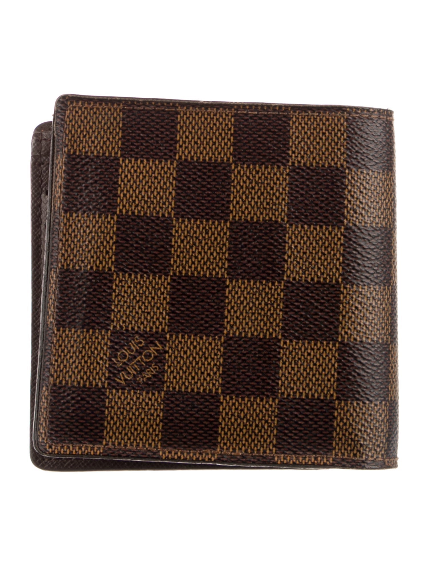 Louis Vuitton 2016 Damier Ebene Pattern Marco Wallet