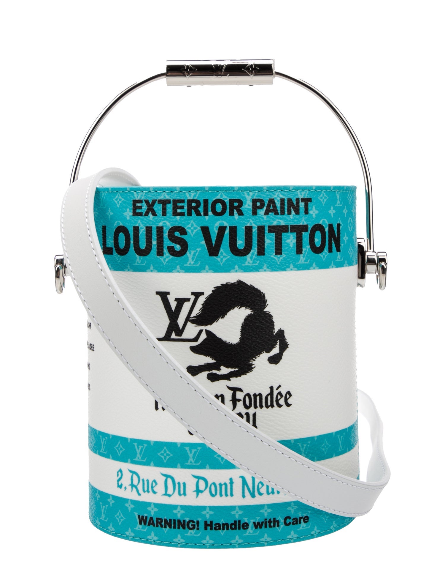 Louis Vuitton Coated Canvas Paint Can Bag 2022