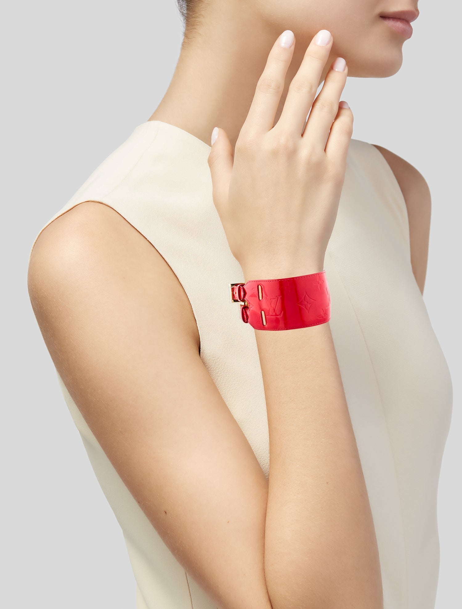 Louis Vuitton Monogram Vernis Charlton Bracelet