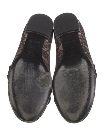 Louis Vuitton Lace Lace Pattern Loafers