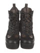 Louis Vuitton LV Monogram Suede Combat Boots