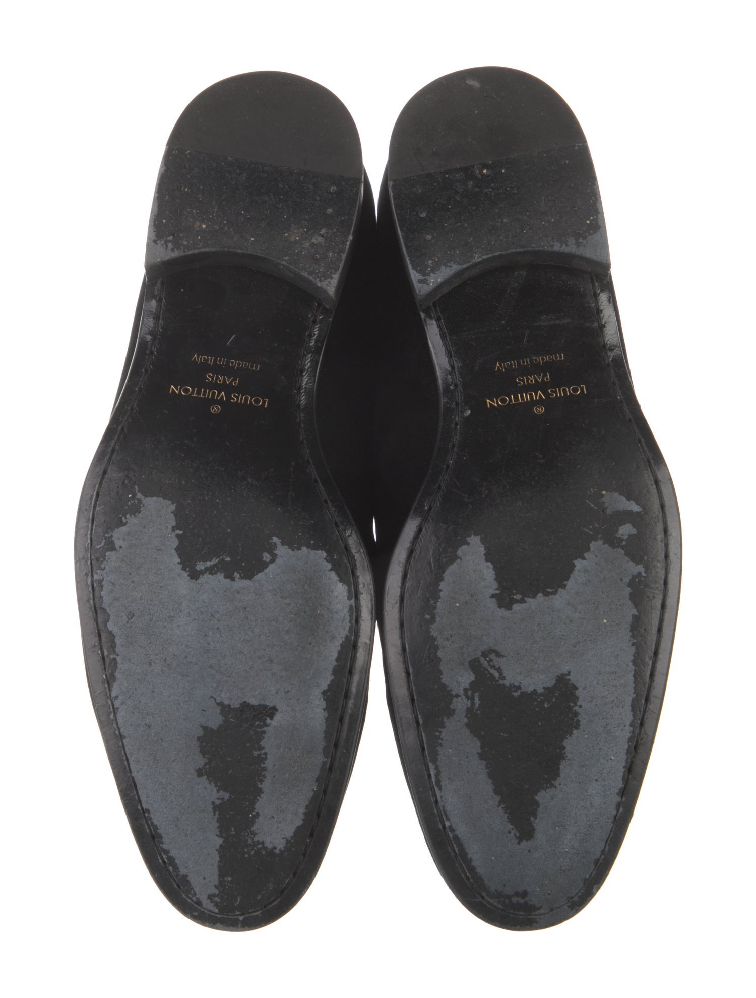 Louis Vuitton Velvet Embroidered Accent Slippers