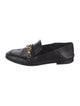 Louis Vuitton Leather Chain-Link Accents Loafers