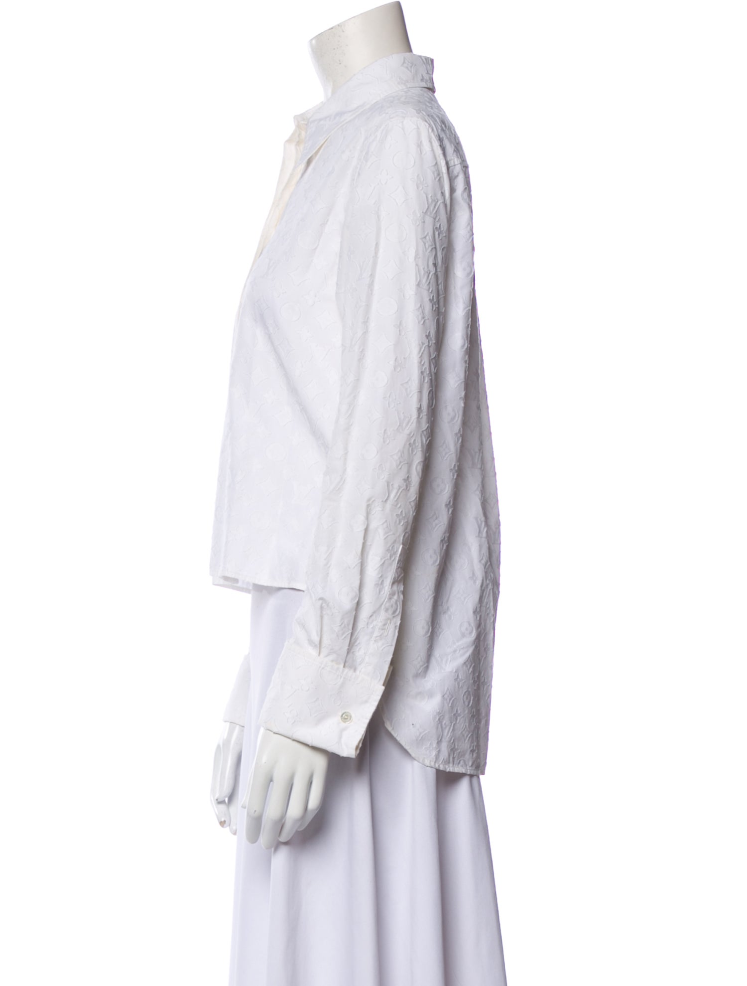 Louis Vuitton 2018 Long Sleeve Button-Up Top