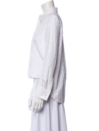 Louis Vuitton 2018 Long Sleeve Button-Up Top