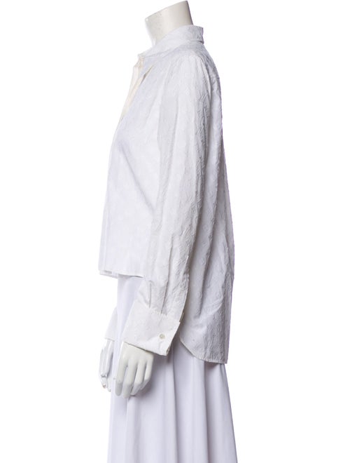 Louis Vuitton 2018 Long Sleeve Button-Up Top