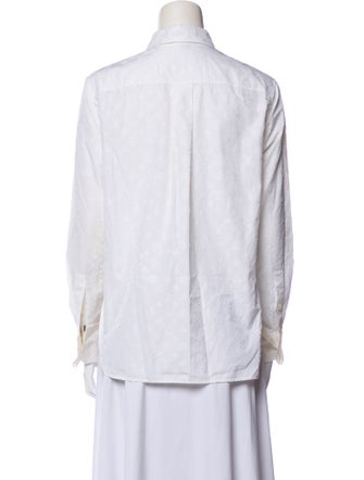 Louis Vuitton 2018 Long Sleeve Button-Up Top