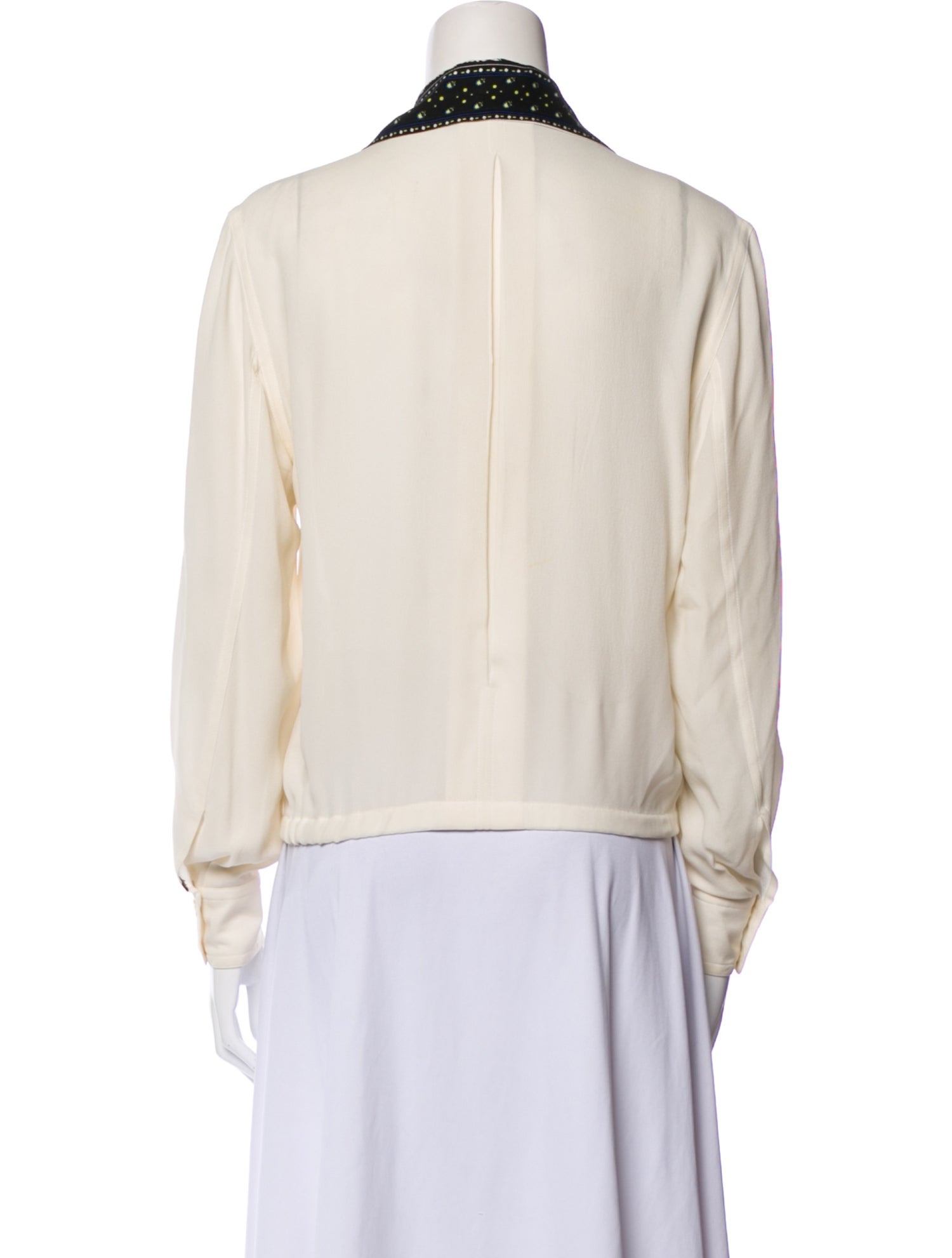 Louis Vuitton 2017 Silk Button-Up Top