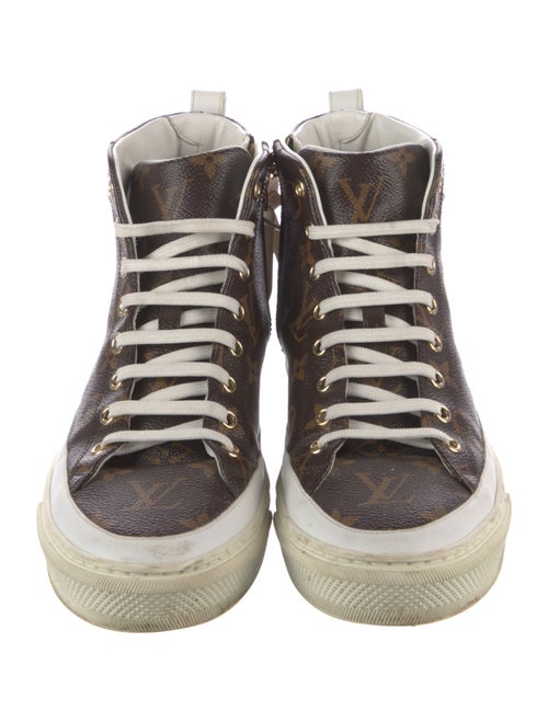 Louis Vuitton LV Monogram Embroidered Accent Sneakers