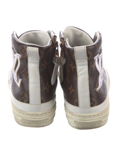 Louis Vuitton LV Monogram Embroidered Accent Sneakers