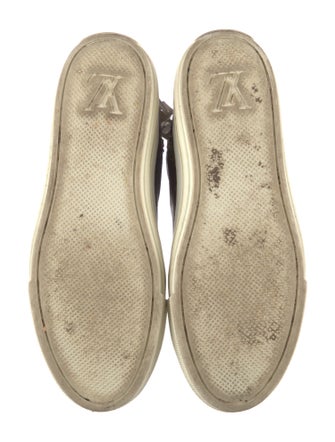Louis Vuitton LV Monogram Embroidered Accent Sneakers