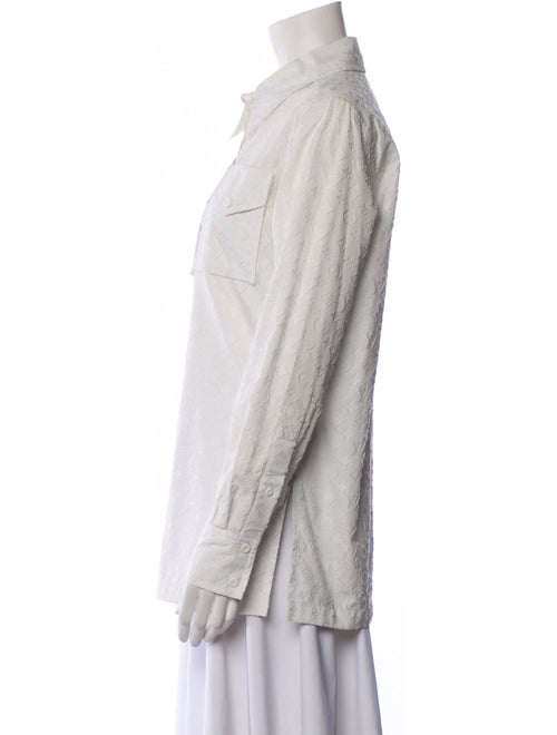 Louis Vuitton 2018 Long Sleeve Button-Up Top