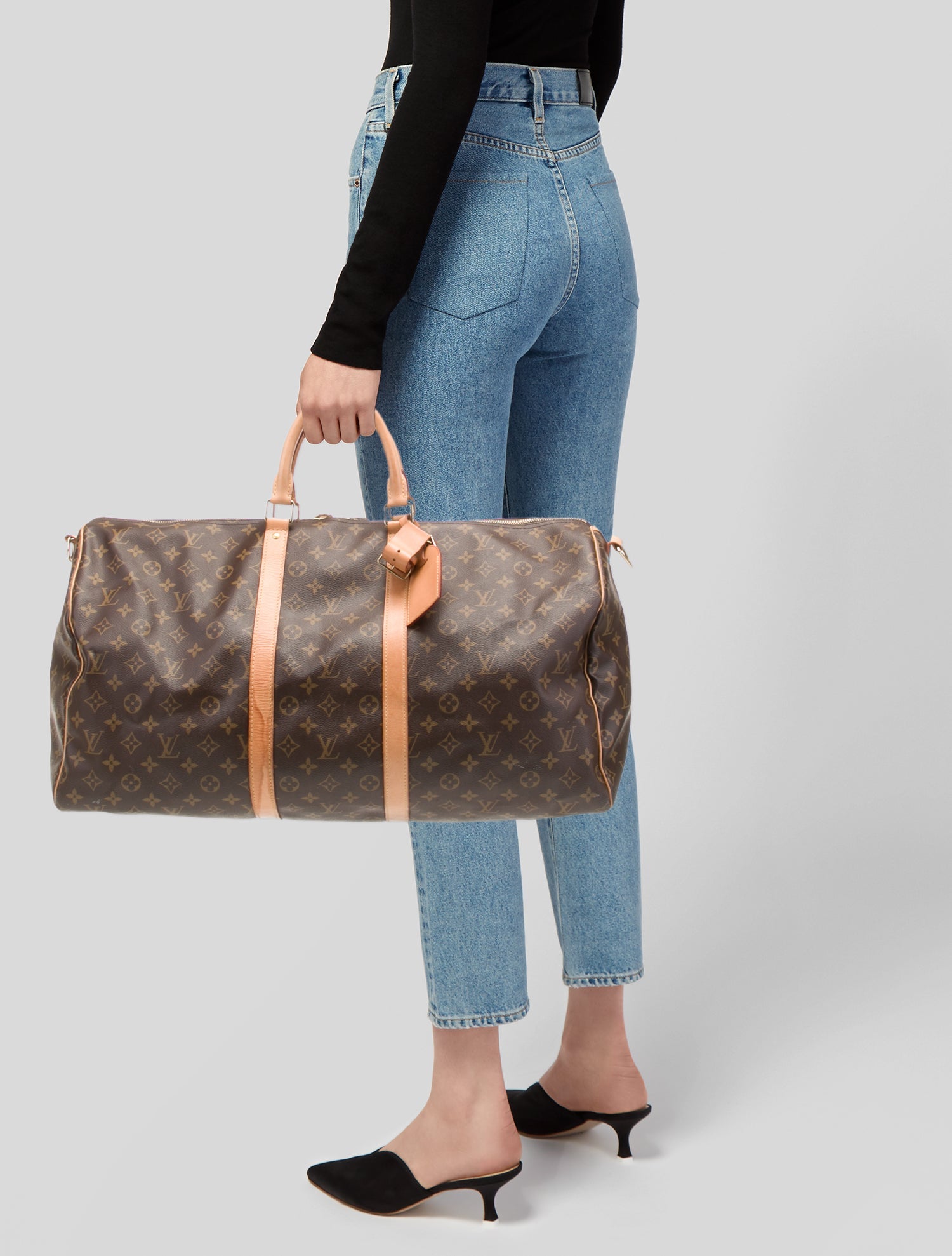 Louis Vuitton LV Monogram Keepall Bandouliere 55