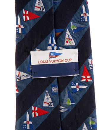 Louis Vuitton patterned silk tie