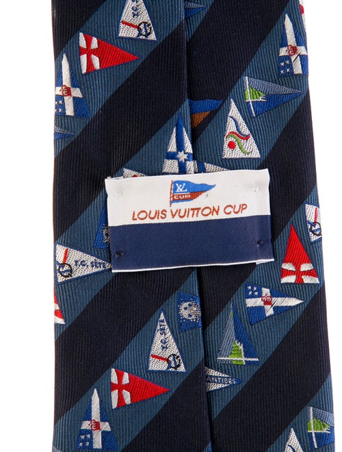 Louis Vuitton patterned silk tie