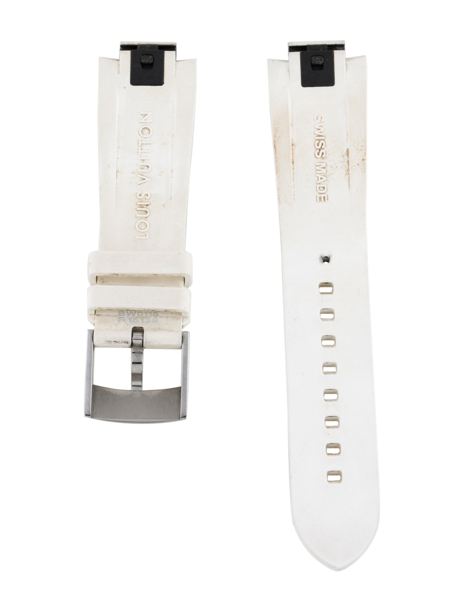 Louis Vuitton 21mm Tambour Monogram Watch Strap