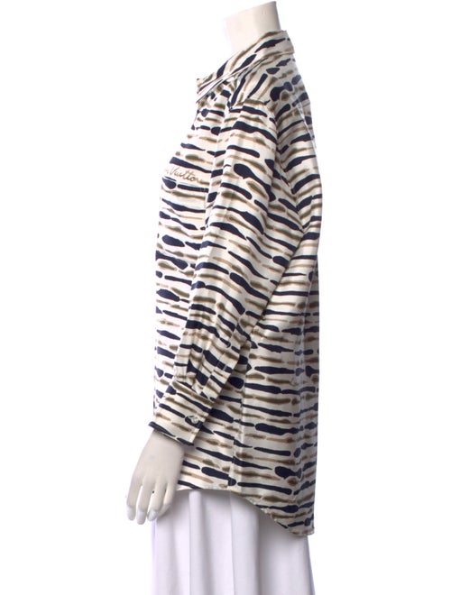 Louis Vuitton 2022 Silk Button-Up Top