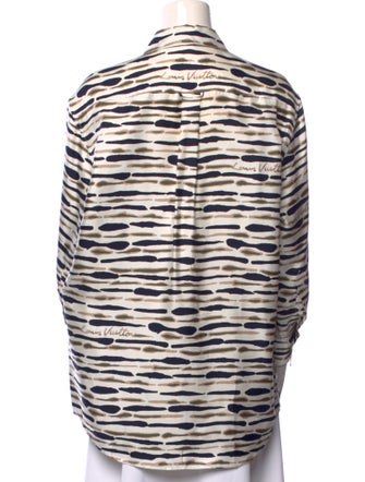 Louis Vuitton 2022 Silk Button-Up Top