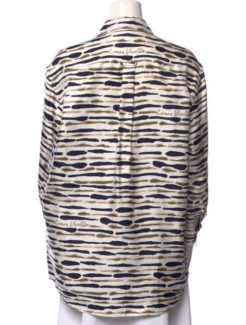 Louis Vuitton 2022 Silk Button-Up Top