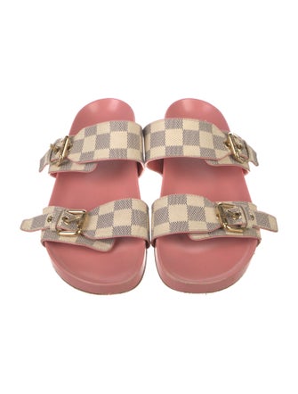 Louis Vuitton Damier Azur Pattern Slides