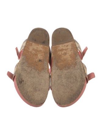 Louis Vuitton Damier Azur Pattern Slides