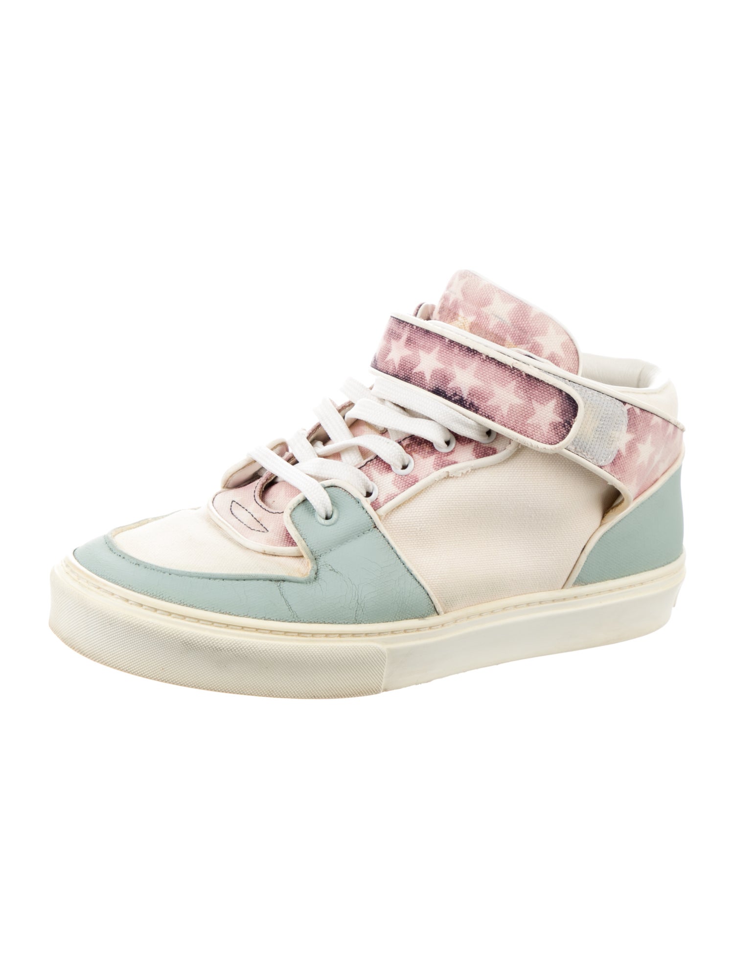 Louis Vuitton Canvas Colorblock Pattern Sneakers