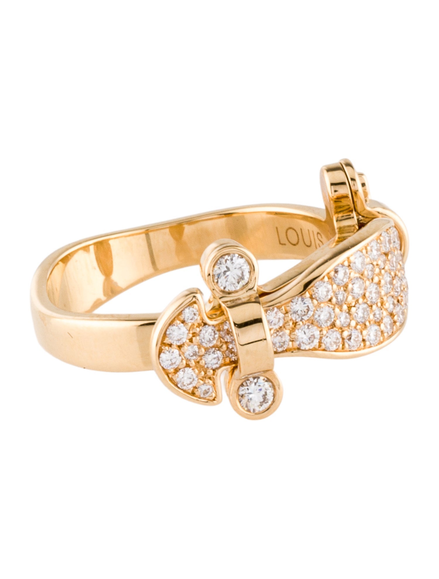 Louis Vuitton 18K Diamond Stand By Me Ring