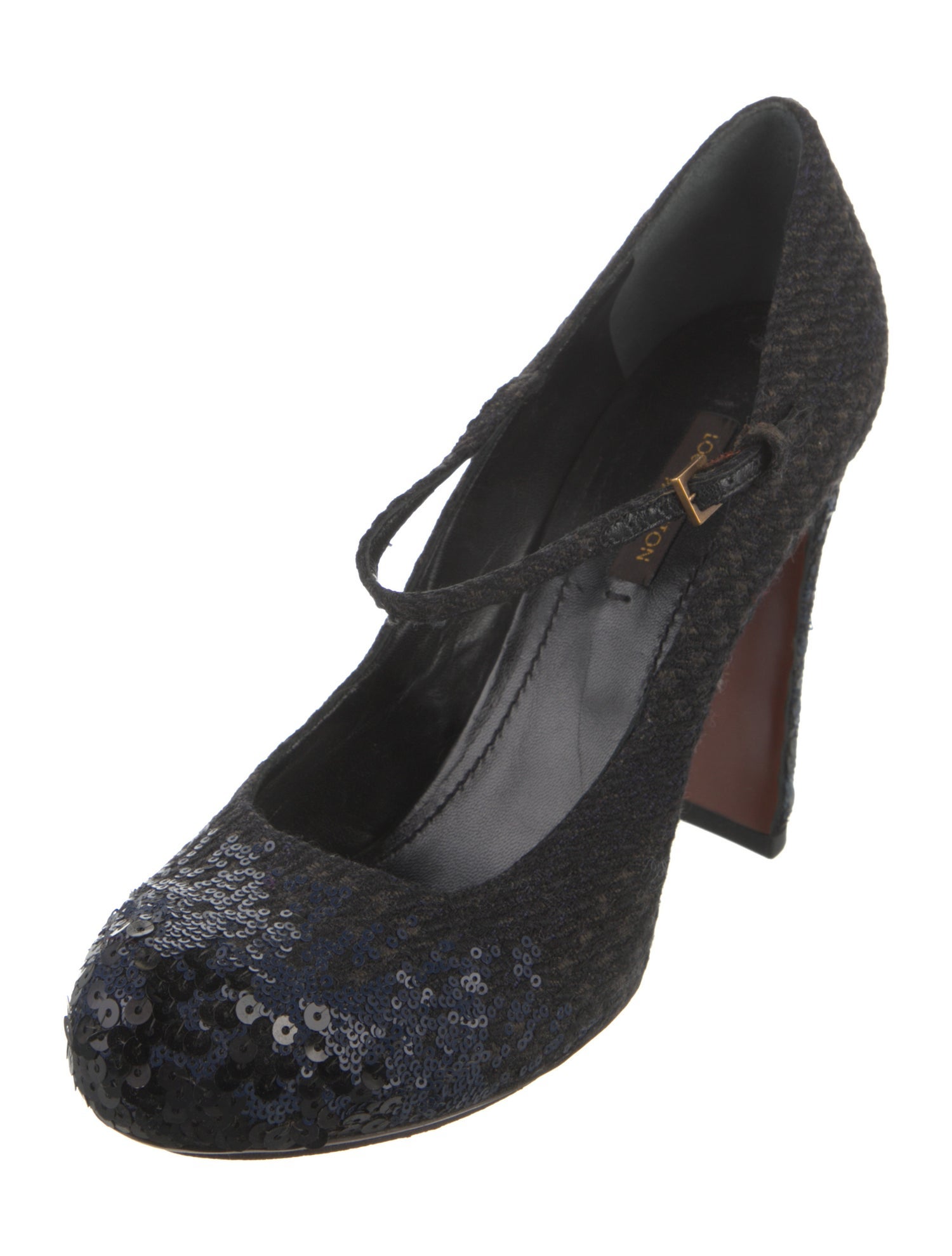 Louis Vuitton Sequin Embellishments Pumps