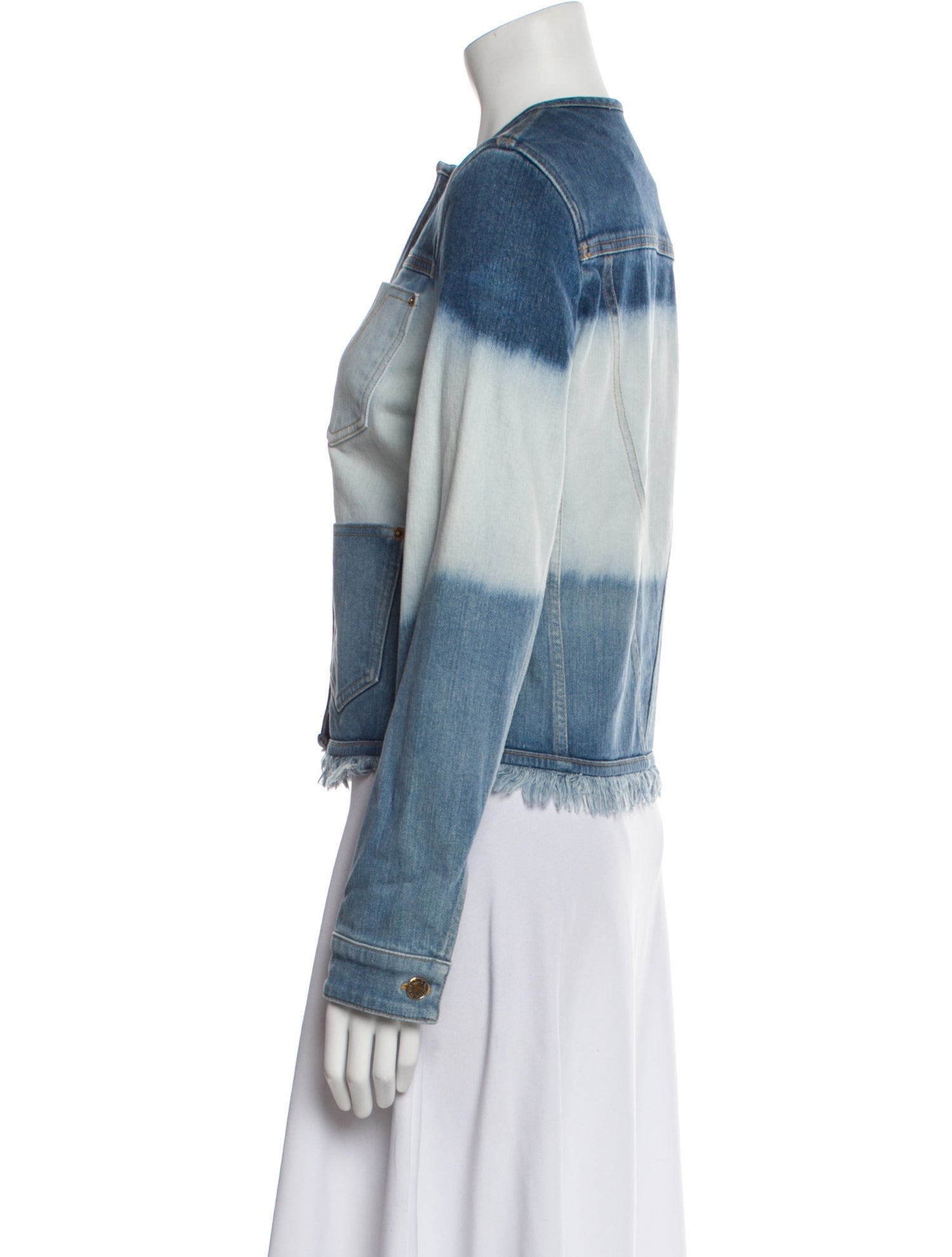 Louis Vuitton 2019 Gradient Tie Dye Denim Jacket