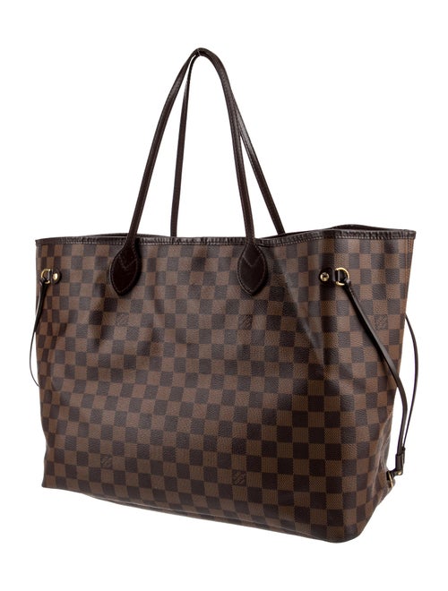 Louis Vuitton Damier Ebene Neverfull w/Pouch GM