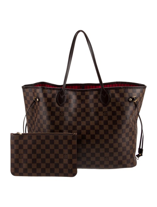 Louis Vuitton Damier Ebene Neverfull w/Pouch GM