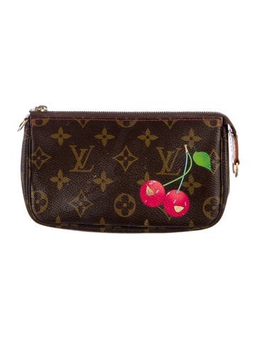 Louis Vuitton Mini Bags Monogram Cerises Pochette Accessoires Vintage