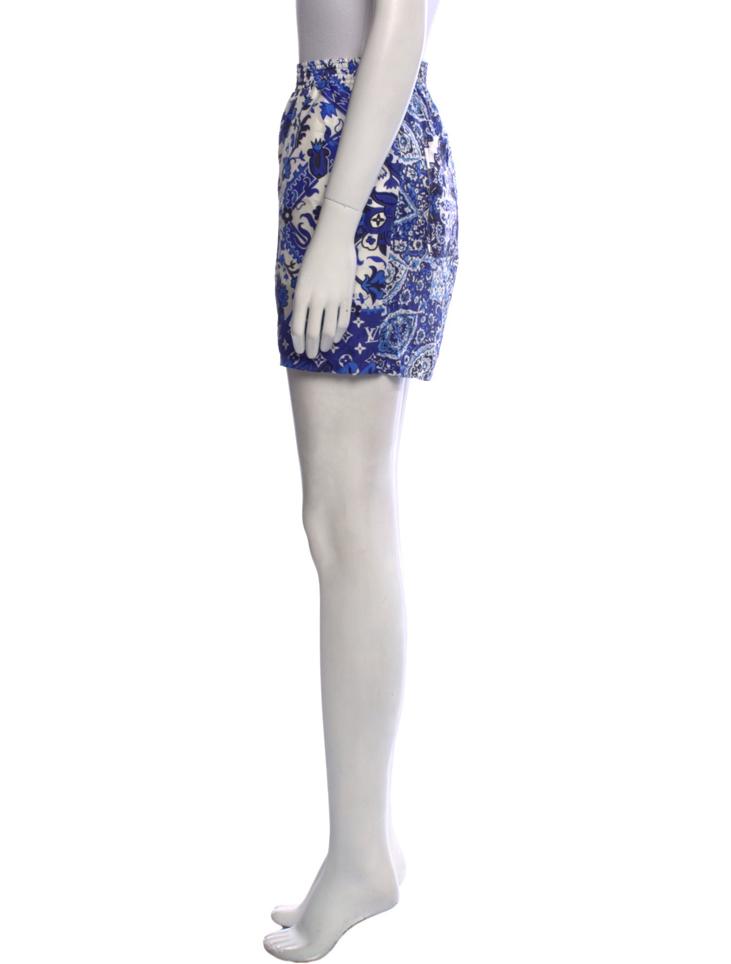 Louis Vuitton Floral Print Mini Shorts