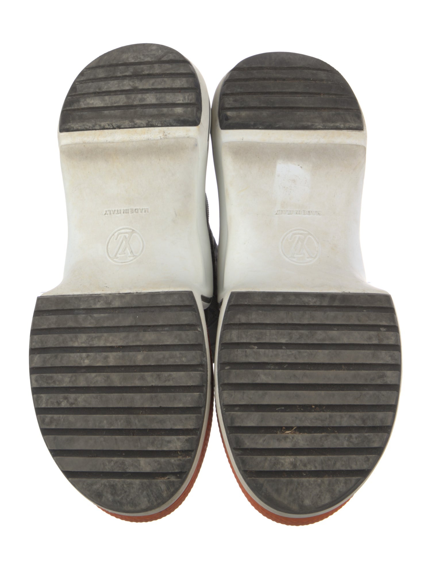 Louis Vuitton LV Monogram Embroidered Accent Sock Sneakers