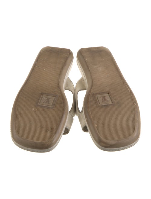 Louis Vuitton Leather Slides