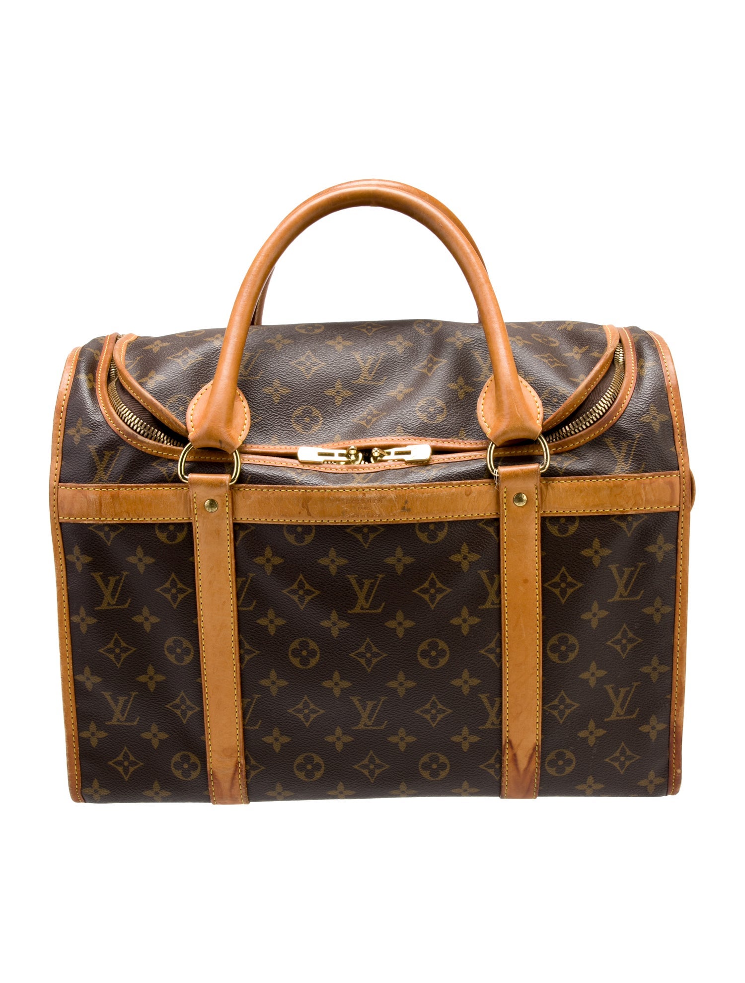 Louis Vuitton Vintage Monogram Sac Chien 40 Pet Carrier