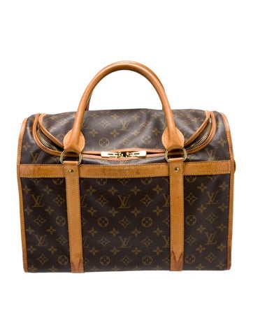 Louis Vuitton Pet Accessories Vintage Monogram Sac Chien 40 Carrier