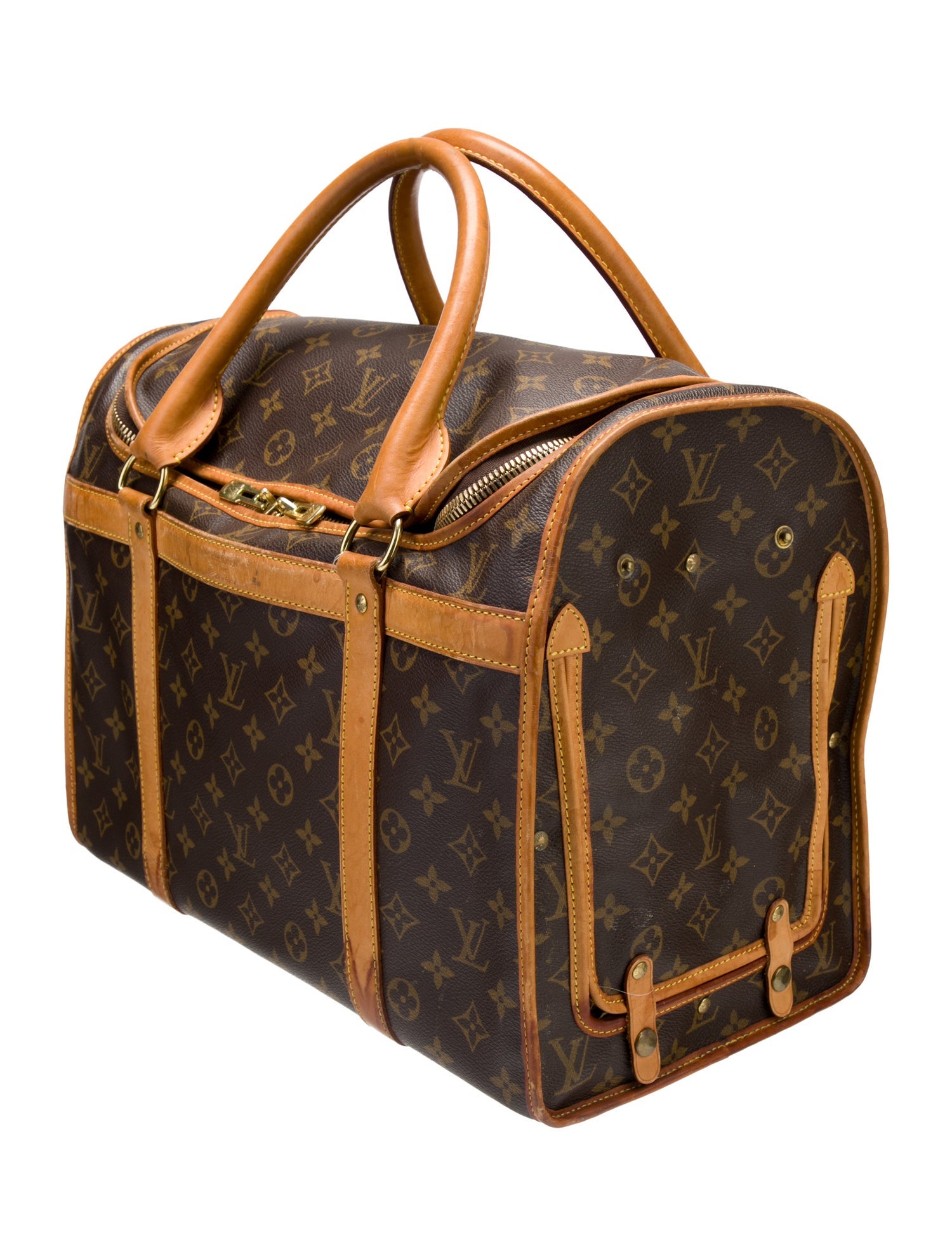 Louis Vuitton Vintage Monogram Sac Chien 40 Pet Carrier
