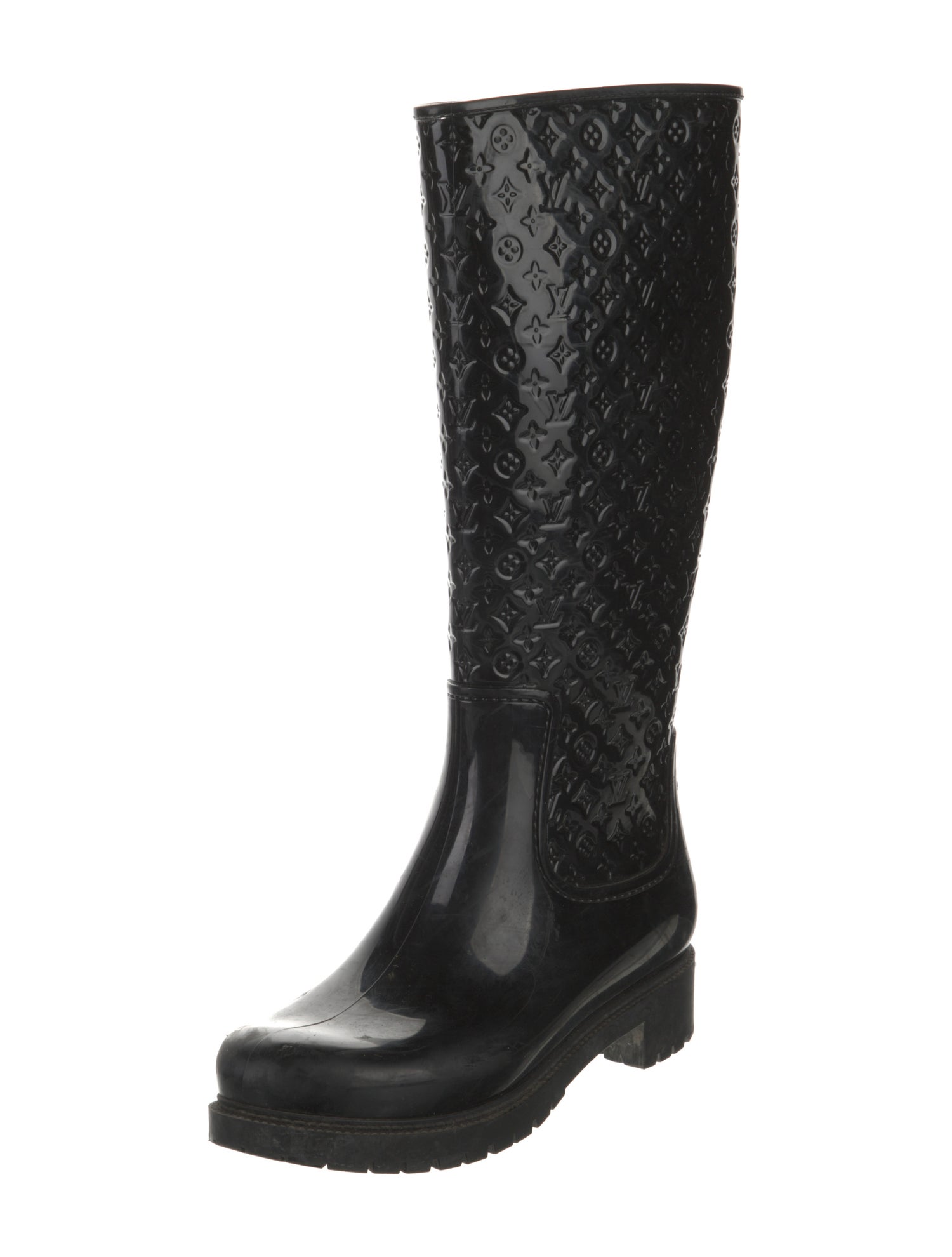 Louis Vuitton LV Monogram Rubber Rain Boots