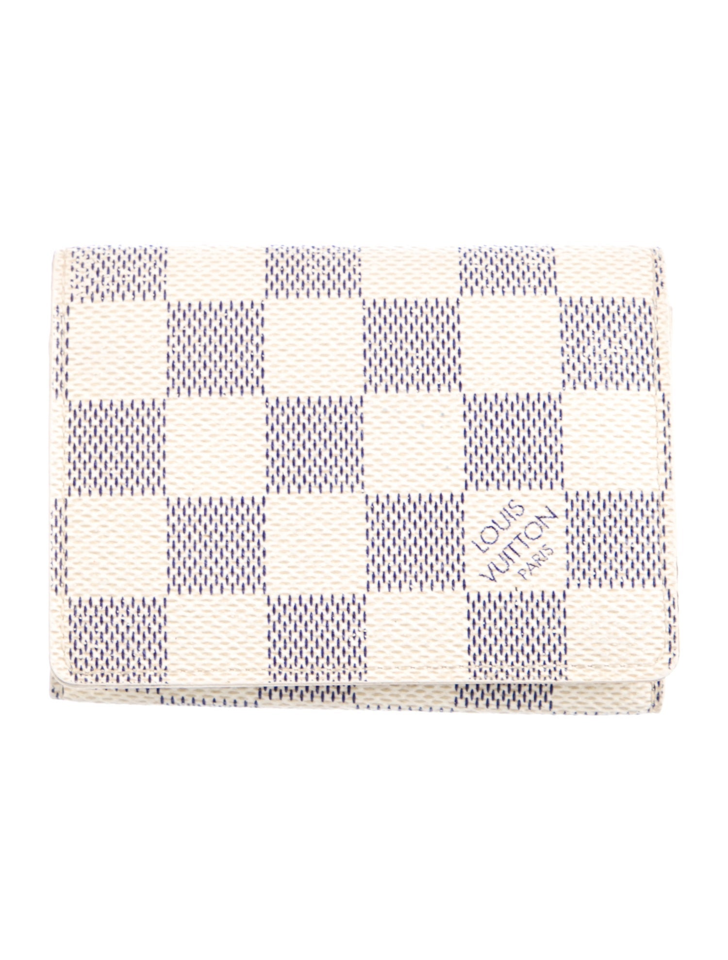 Louis Vuitton Damier Azur Pattern Coated Canvas Wallet