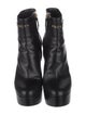Louis Vuitton Monogram Pattern Leather Boots