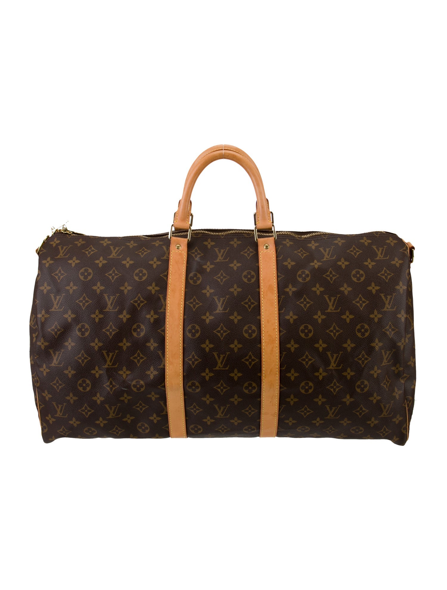 Louis Vuitton LV Monogram Keepall Bandouliere 55 Vintage