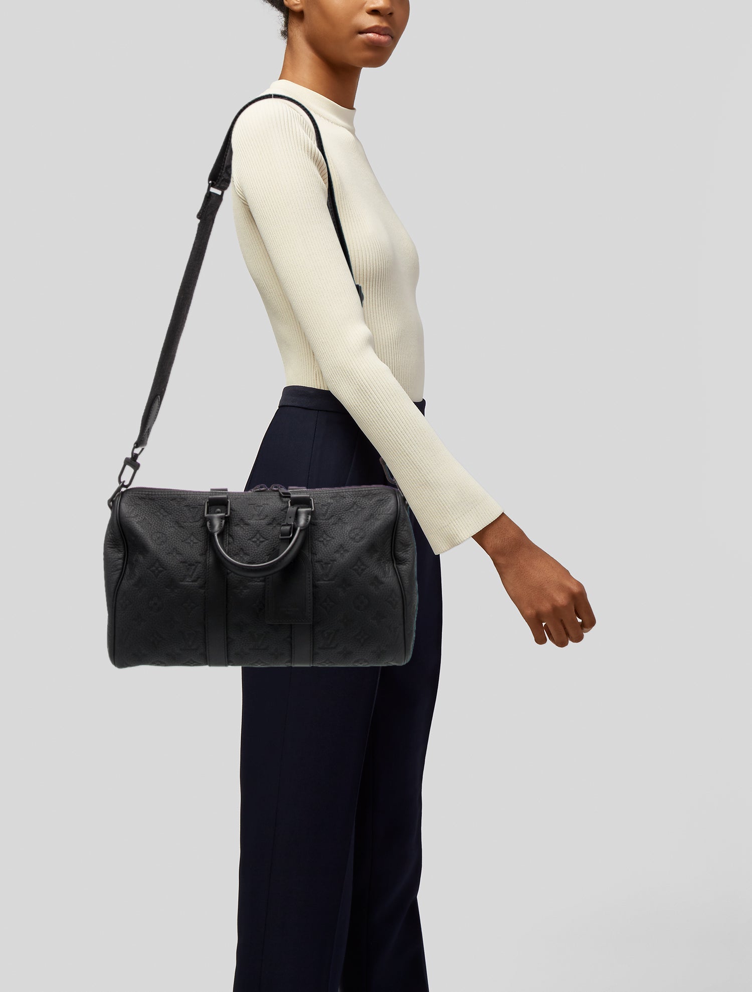 Louis Vuitton Taurillon Leather Weekender Bag