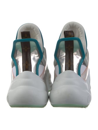 Louis Vuitton LV Monogram Leather Chunky Sneakers